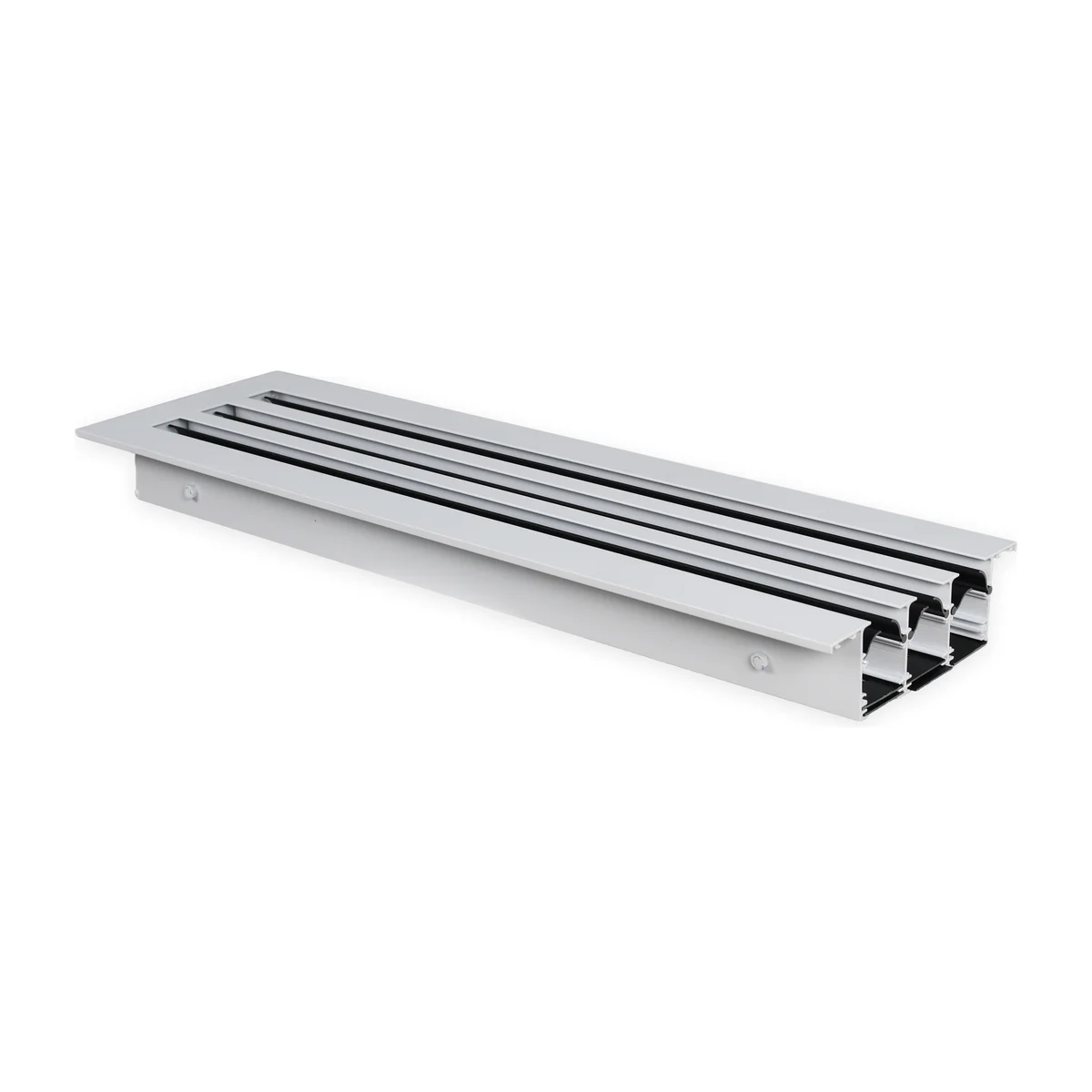 XIONGLI linear slot diffuser shown at an angle