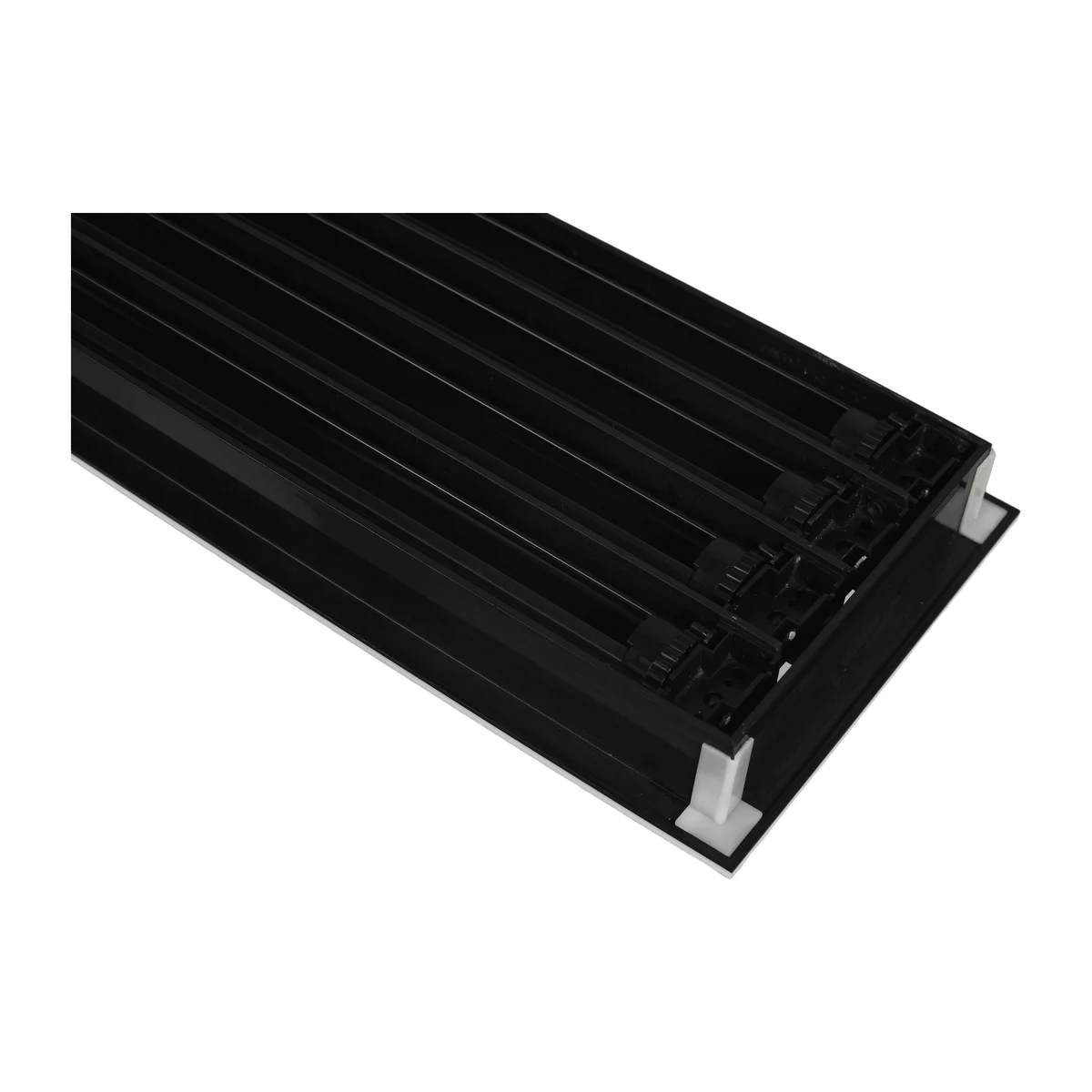 Rear construction detail of a four-slot O-Type linear slot diffuser